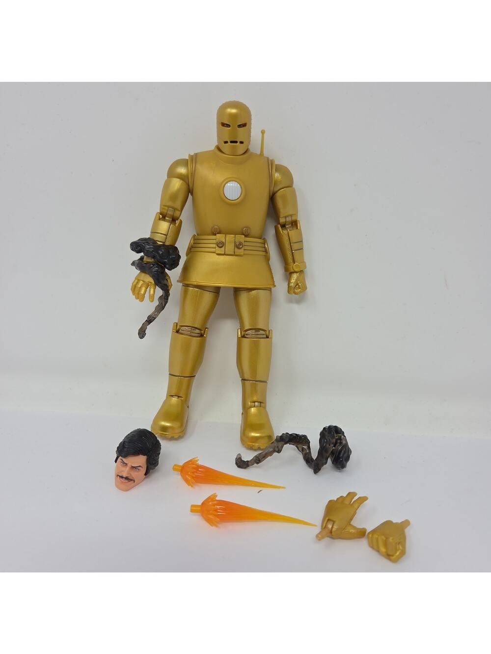 Iron Man Model 01-Gold Marvel Legends 6" Figure Hasbro COMPLETE